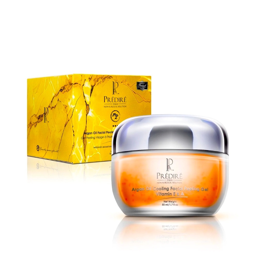 Argan Oil Facial Peeling Gel with Vitamin E & A